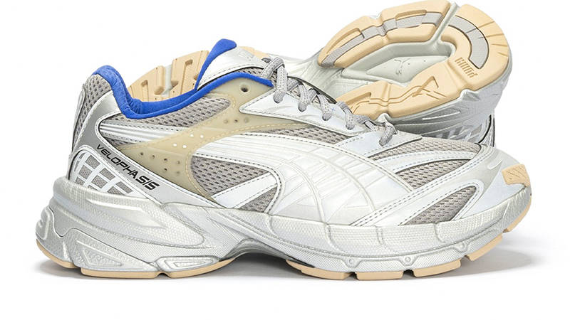 PUMA Velophasis Grey Silver Side 2