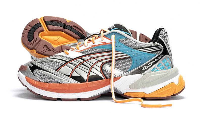 PUMA Velophasis Teal Orange Side 2