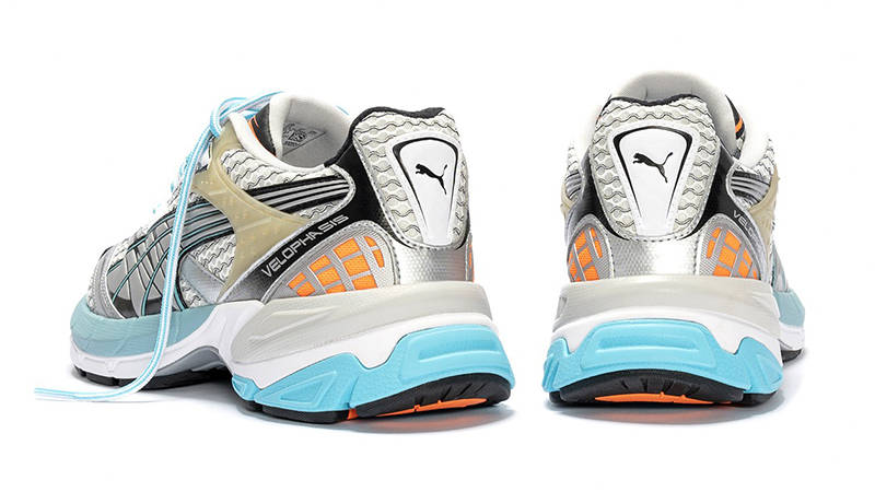 PUMA Velophasis Teal Silver Back