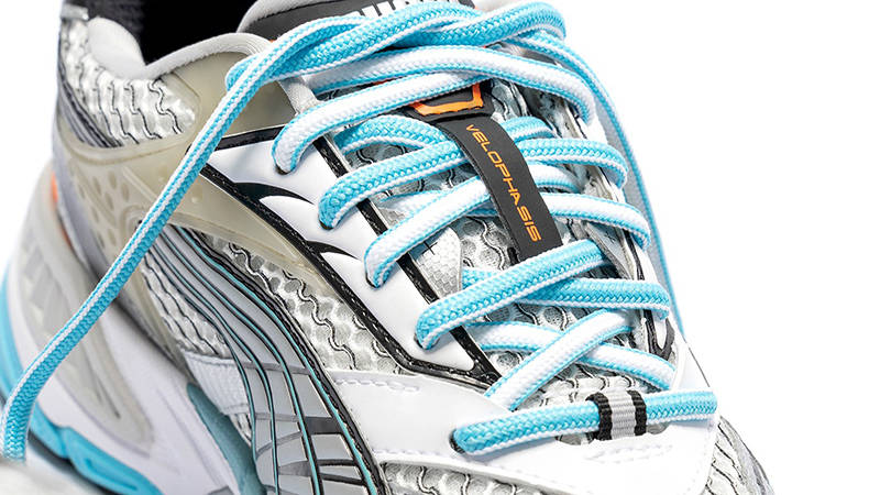 PUMA Velophasis Teal Silver Detail 2