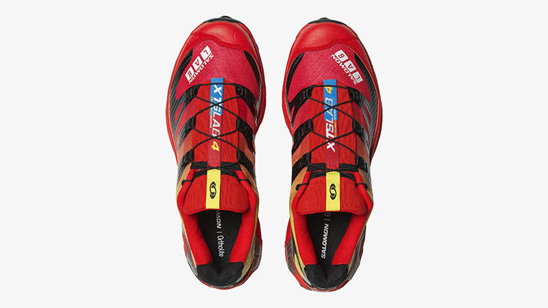 Salomon XT-4 OG Fiery Red Yellow L47024200 Top