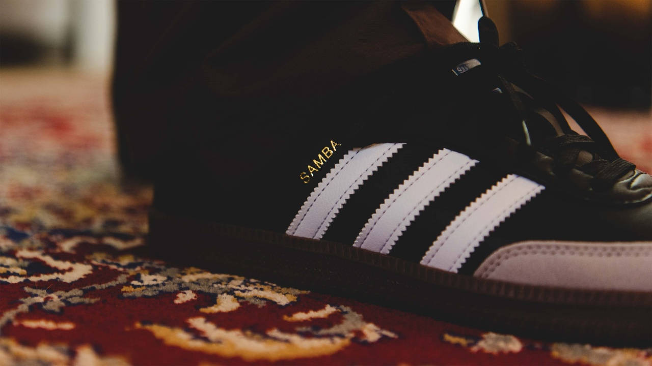 adidas gazelle silver green womens adidas Samba Jane Black White Gum (GS) main image 1