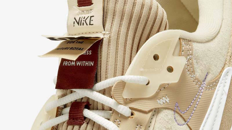Serena Williams Design Crew x Nike Air Max 90 Futura Hemp Closeup 1