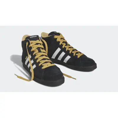 SNEEZE x goal adidas Superskate Black Golden IF2703 Front