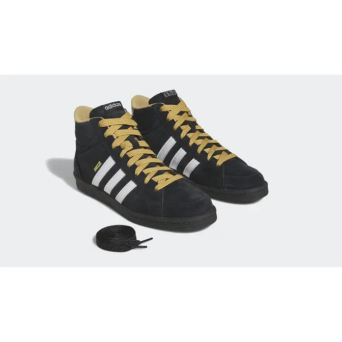 SNEEZE x goal adidas Superskate Black Golden IF2703 Side