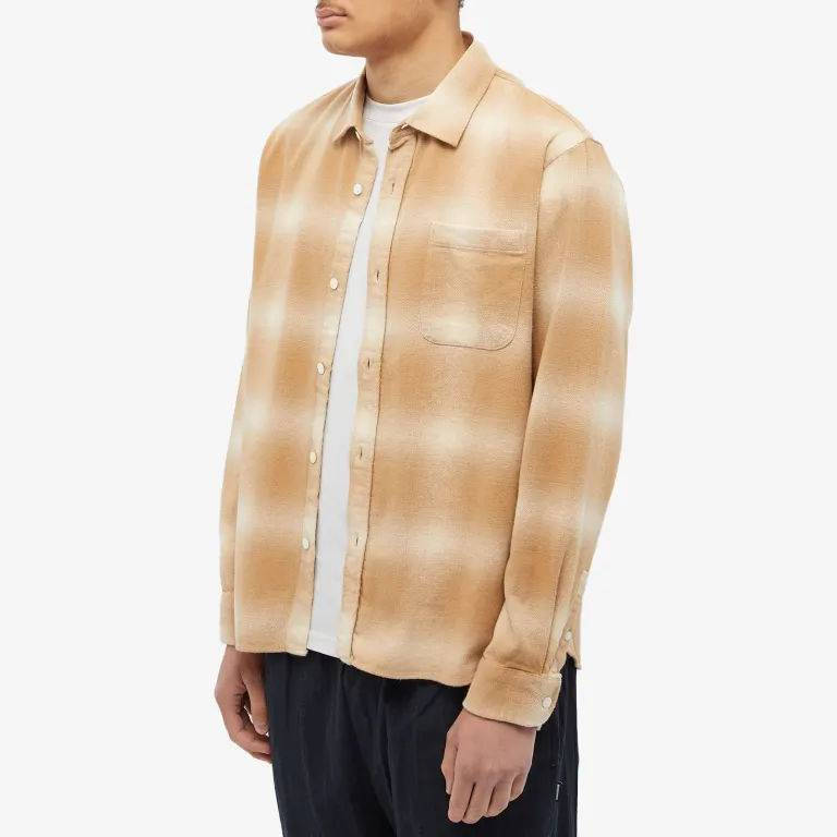 Stüssy Bay Plaid Shirt | Where To Buy | 1110292-tann | The Sole