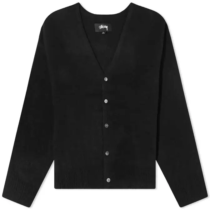 Stussy Brushed Cardigan | Where To Buy | 117207-BLAC | The Sole 