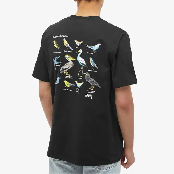 Très Bien - Stüssy California Birds T-shirt Black