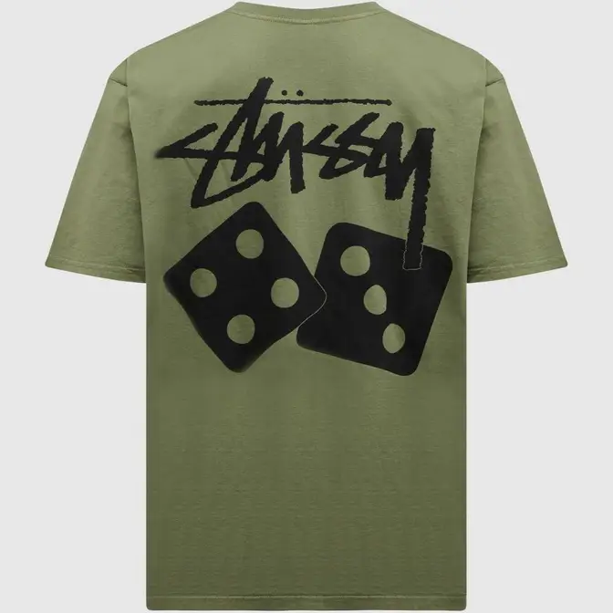 Stussy Dice Pigment Dye T-Shirt | Where To Buy | 1904883 | The Sole ...