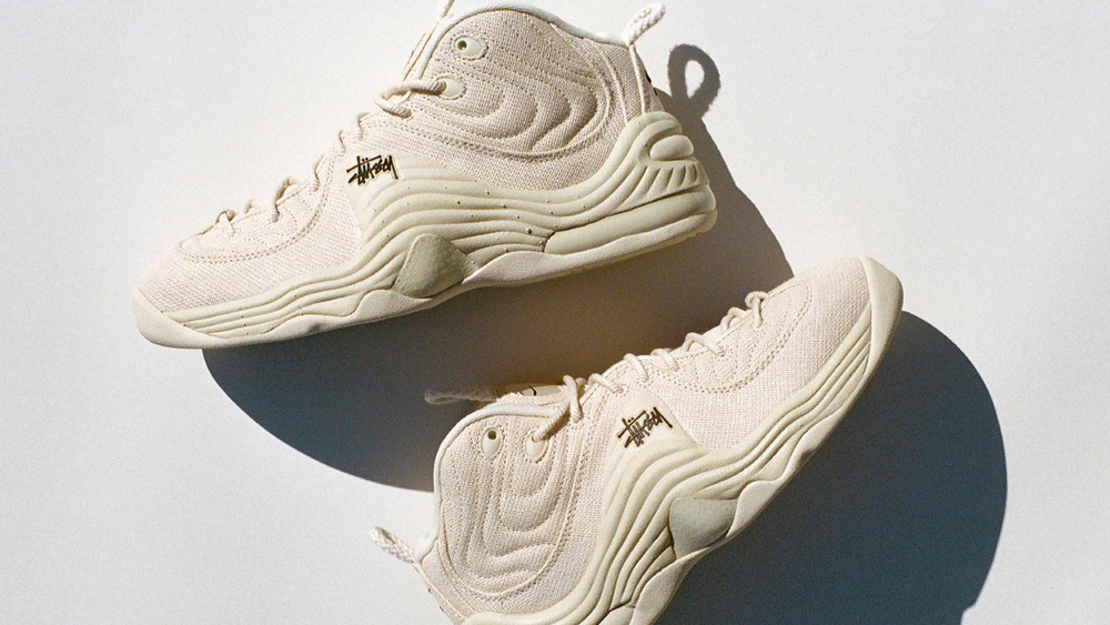 Image via Stüssy Finally! A "Fossil" Stüssy x Nike Air Penny 2 Appears