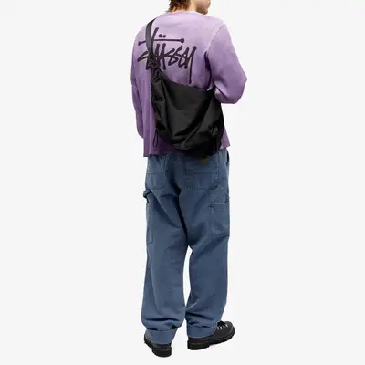 Stussy Long Sleeve Basic Stock Thermal T-Shirt Lavender Full Image