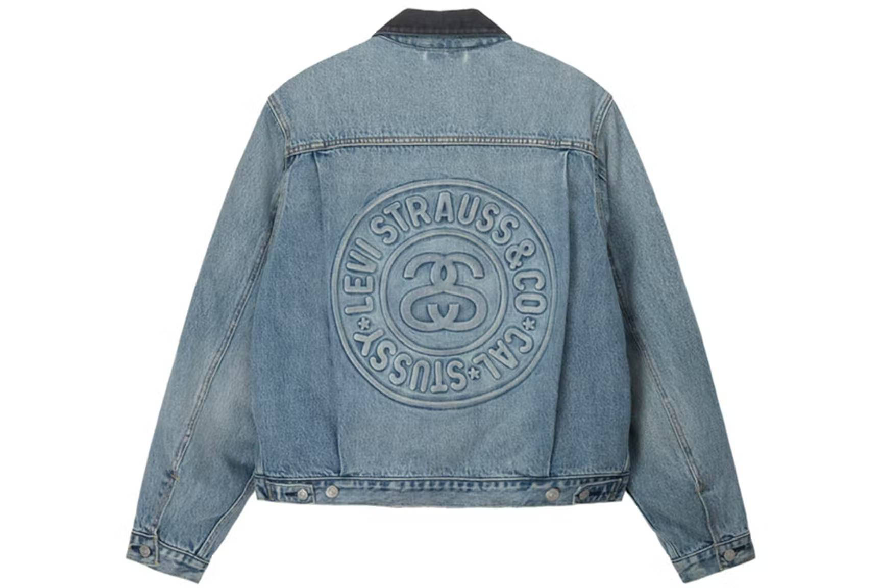 お年玉セール特価】 Stussy Levi's Embossed Trucer Jacket S