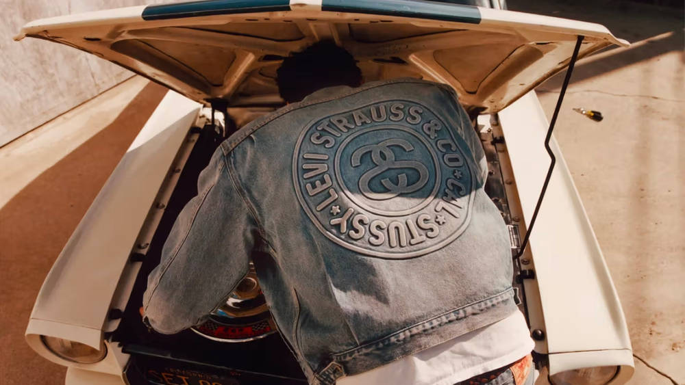 Image via Stüssy Stüssy x Levi's Tease an Upcoming Collaboration