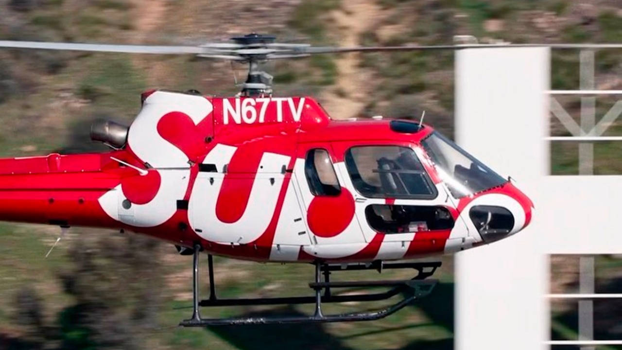 Supreme Takes to the Skies to Tease Its New Hollywood Store