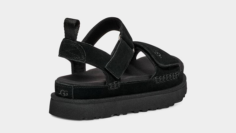 UGG Goldenstar Sandals Black 1136783-BLK Back