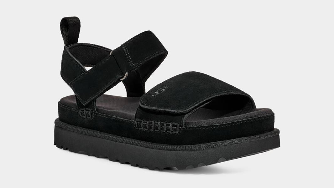 UGG Goldenstar Sandals Black 1136783-BLK Front