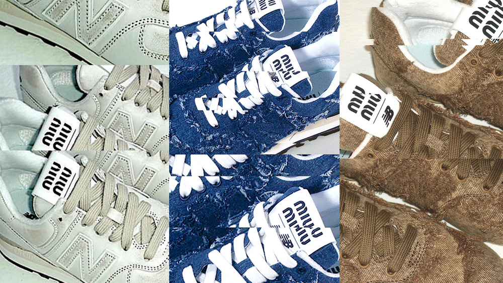 Image via New Balance New Balance’s 574 Goes Full Fashun With Its Next Miu Miu Link-Up