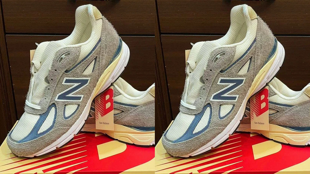 New Balance 990v4 Grey Navy