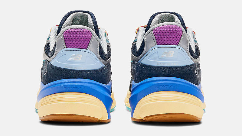 Action Bronson x New Balance 990v6 Baklava Blue M990AC6 Back