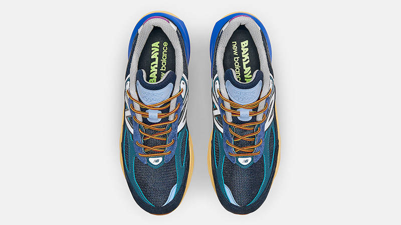 Action Bronson x New Balance 990v6 Baklava Blue M990AC6 Top