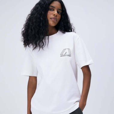 ADANOLA "A" Short Sleeve Oversized T-shirt