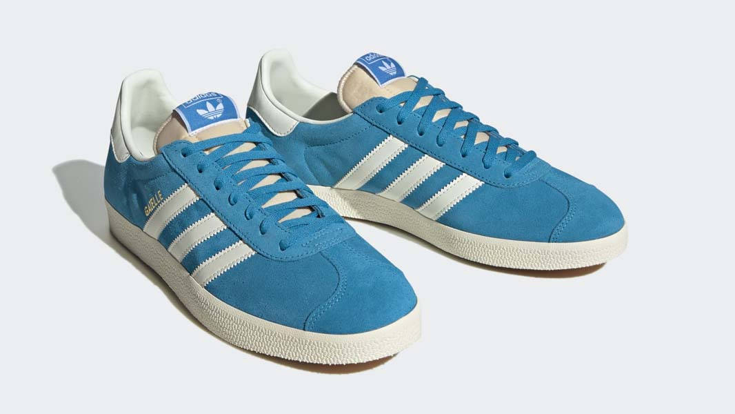 adidas Gazelle Bold Aqua Cream White Front