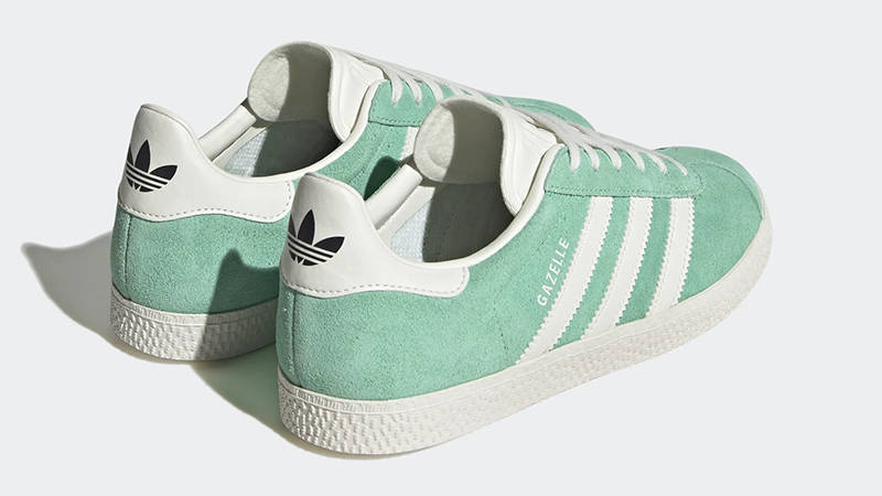 adidas gazelle silver green womens Green adidas Gazelle Indoor Women's main image 0