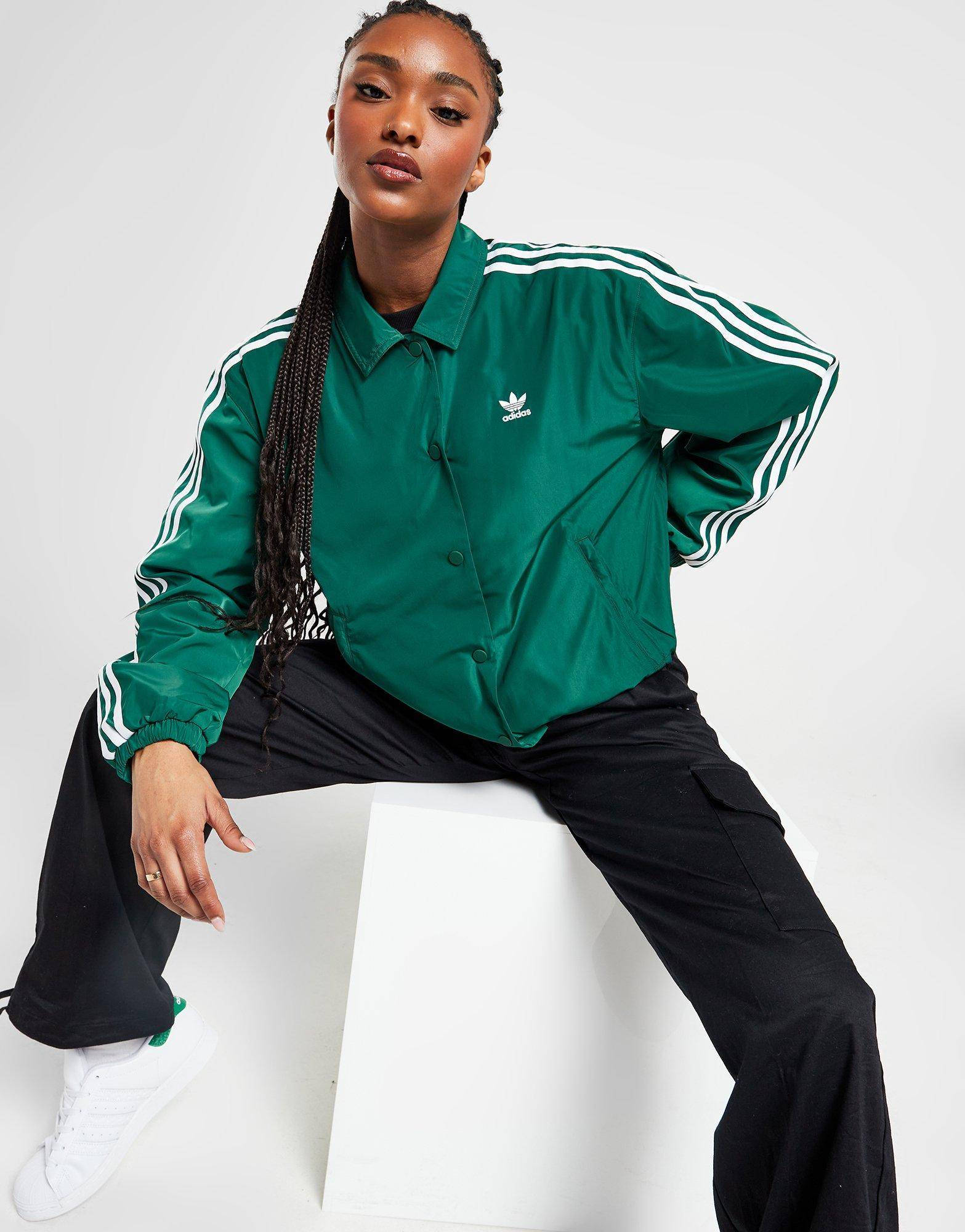 3-stripe collegiate green outlet track jacket