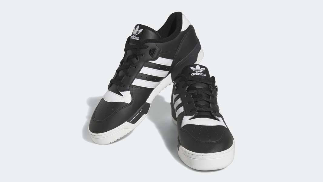 adidas Rivalry Low Black White Front