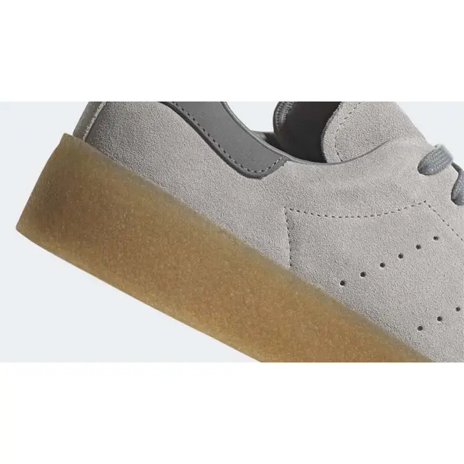 adidas Stan Smith Crepe Grey Closeup