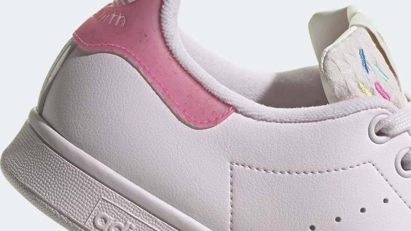 adidas Stan Smith Vegan Almost Pink Closeup