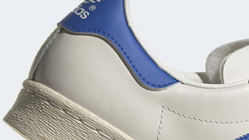 adidas Superstar 82 Blue Red Closeup