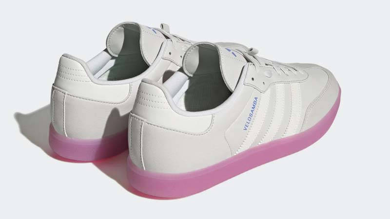 adidas Velosamba Vegan Grey Lucid Fuchsia Back
