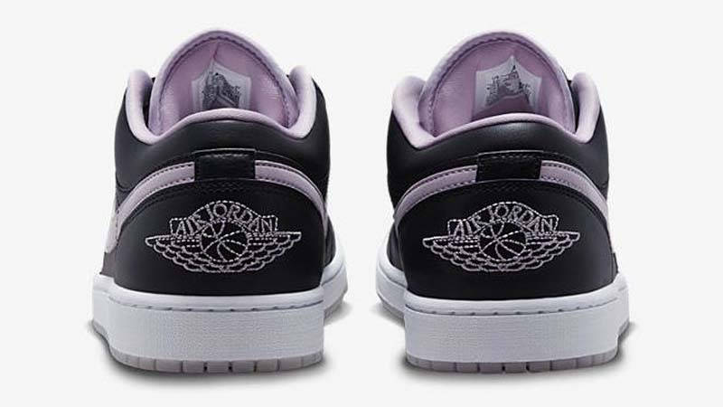Air Jordan 1 Low Black Lilac Back