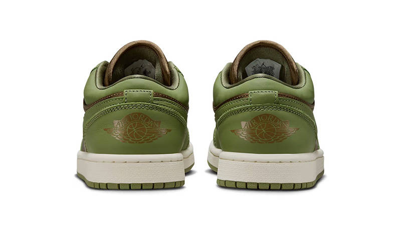 Air Jordan 1 Low Brown Kelp back