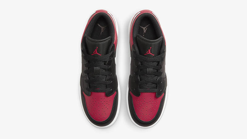 Air Jordan 1 Low GS Alternate Bred Toe 553560-066 Top