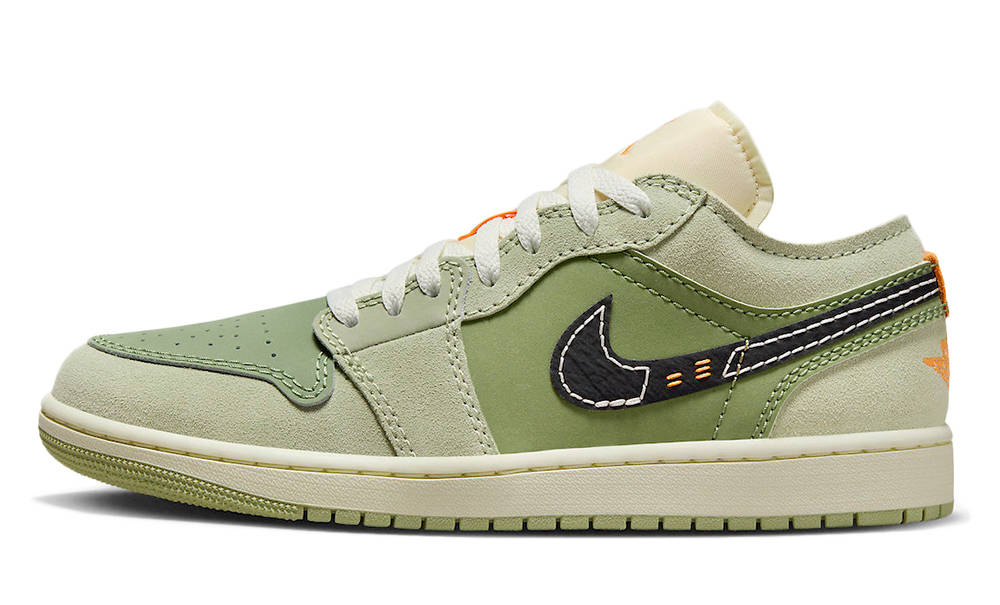 Olive green sales nike jordans