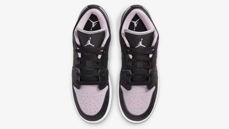 Air Jordan 1 Low SE GS Black Iced Lilac Middle