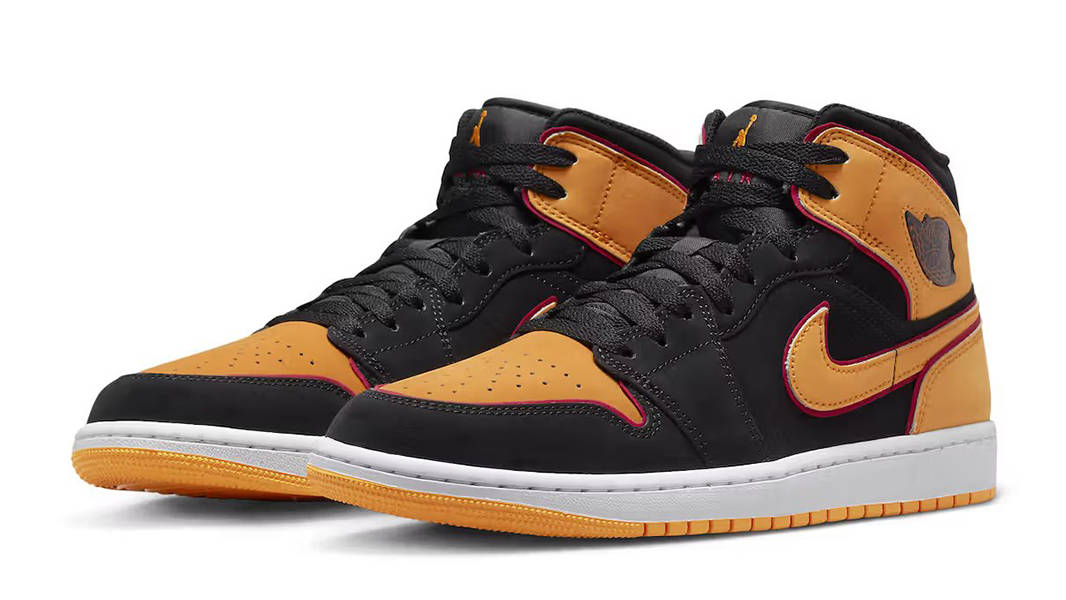 Air Jordan Mid Fat Tongues Black Orange Where To Buy FJ4923-008