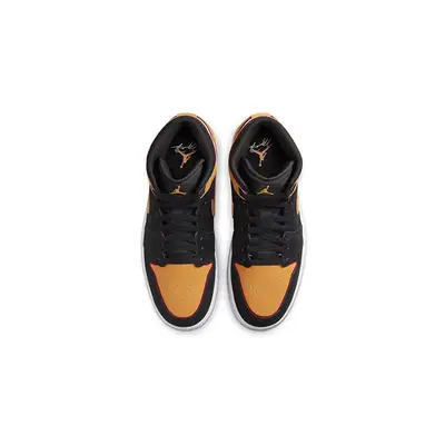 Air Jordan 1 Mid Fat Tongues Black Orange | Where To Buy | FJ4923-008 | The  Sole Supplier