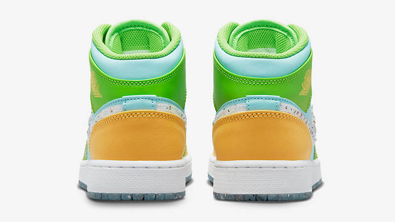 Air Jordan 1 Mid GS Nike Grind DX4368-400 Back