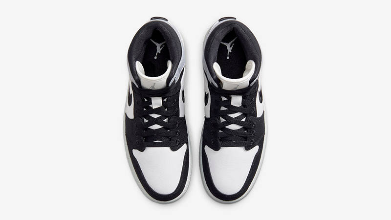 Air Jordan 1 Mid SE Canvas Steel Grey DV0427-100 Top