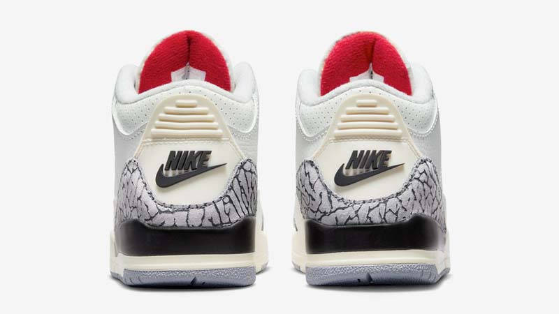 Air Jordan 3 PS White Cement Reimagined Back