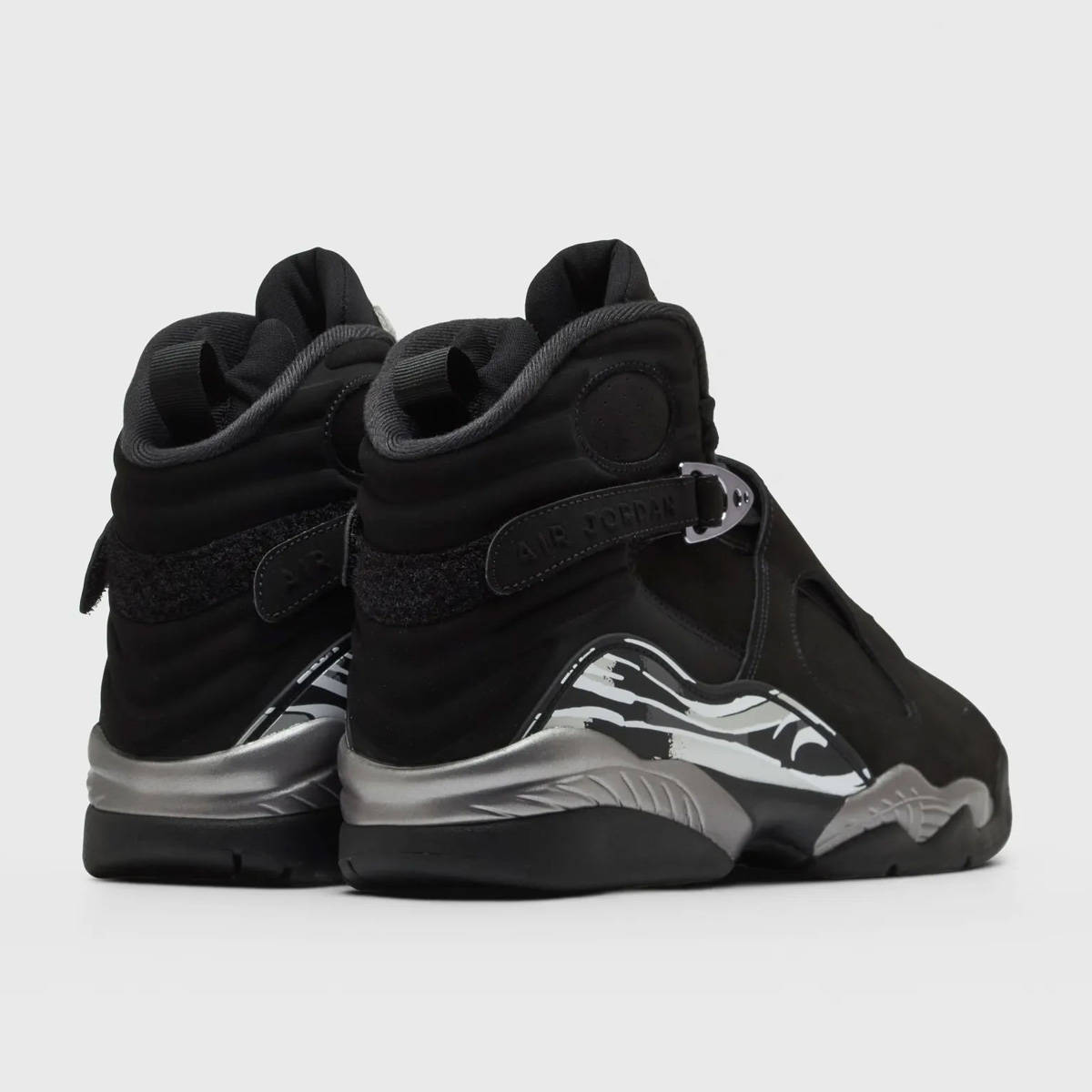 Air Jordan 8 Retro Chrome 2026 Heel