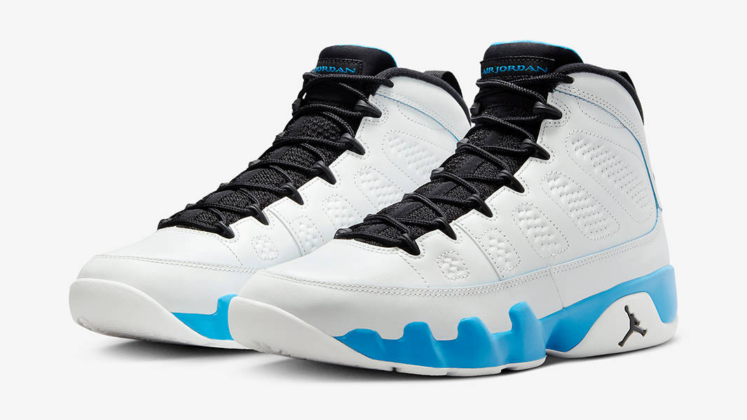 Black and blue jordan 9 sales