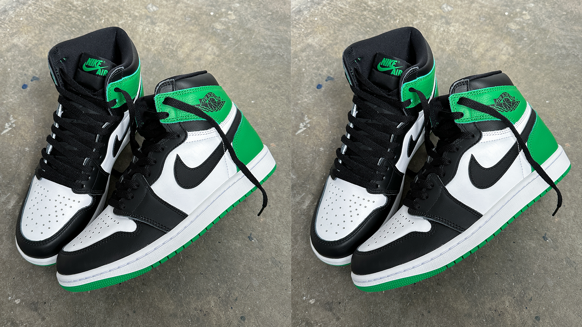 lucky green jordan 1 unboxing