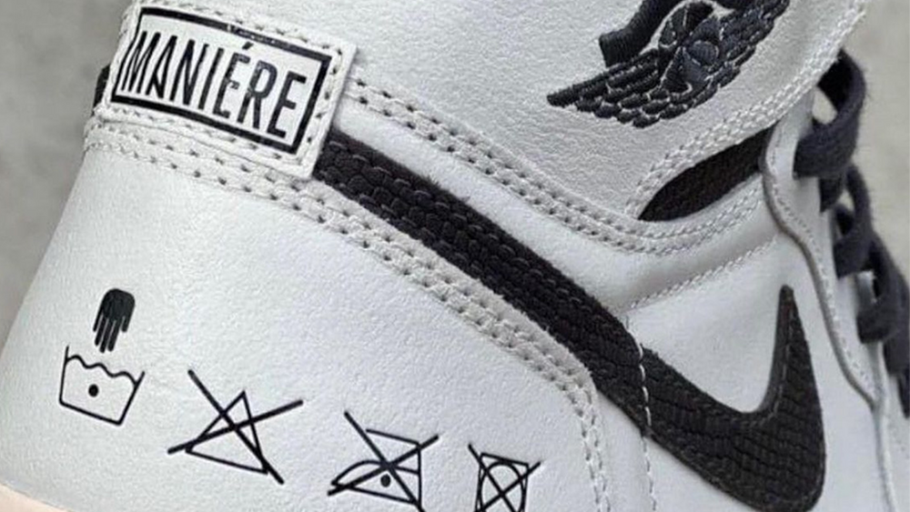 Image via Randy Fernandez This Air Jordan 1 x A MA Maniére Sample Encourages You to Treat Your Shoes With Care