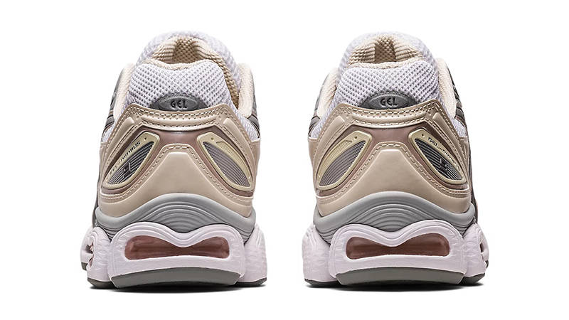 ASICS Gel-Nimbus 9 White Oatmeal 1202A278-104 Back