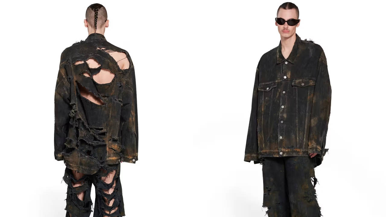 For Just $5,600 USD, You Too Can Own Half a Balenciaga Denim Jacket