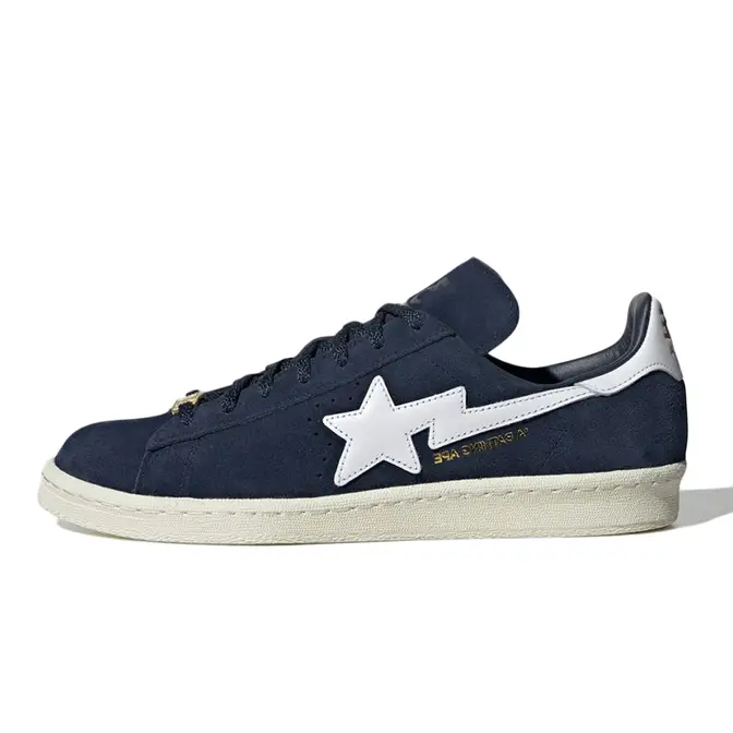 BAPE x adidas Campus 80s Collegiate Navy | Where To Buy | ID4770 | The ...